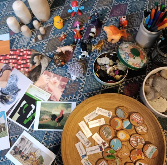 Lucy Sumerscales in a counselling session